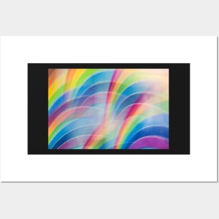 Rainbow Abstract no.3100 Posters and Art